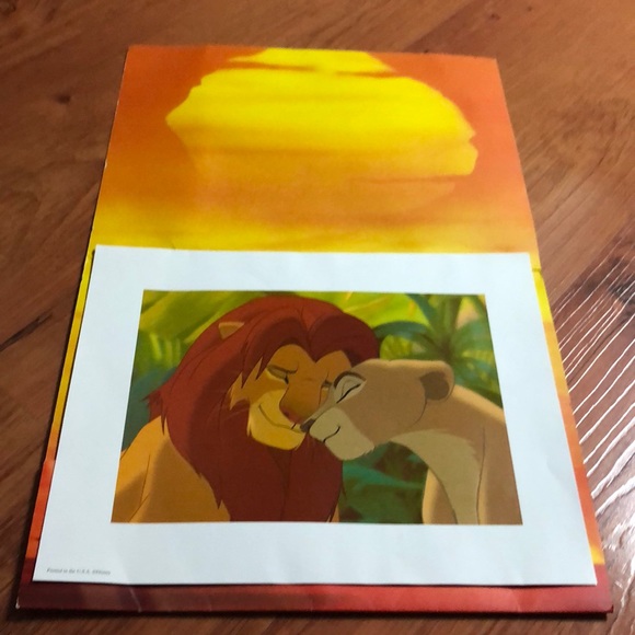 ❌❌SOLD❌❌Vintage lion 🦁 king 👑 Disney lithographs - Picture 3 of 5